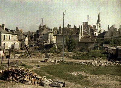 Panorama de Saint-Waast, Soissons, Aisne, France, 1917 - Fernand Cuville